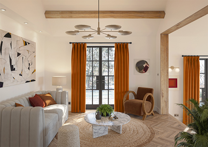 Ultra Luxe Velvet, Rust - Made to Measure Curtains - Image 14